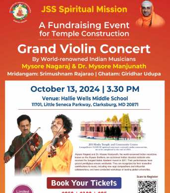 Grand Violin Concert at JSS Spiritual Mission